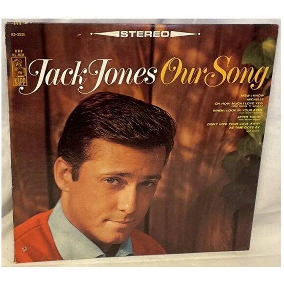 Jack Jones – Our Song (Vinyl, 1967) Kapp Records KS 3531 VG+ LP Record Album - Picture 1 of 11
